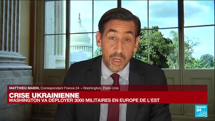 Crise ukrainienne : le Pentagone annonce envoyer 3 000 hommes aux frontières de l'Europe de l'est