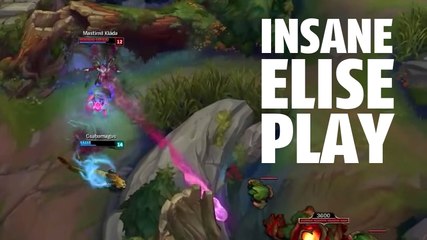 League of Legends : quand Elise anticipe les actions de son adversaire à la perfection