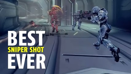 Halo : faire un headshot au sniper après 6 ricochets, c'est possible !