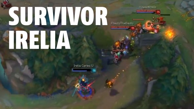 League of Legends : cette Irelia nous donne une leçon de survie extrême