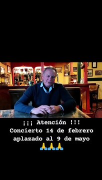 Bertín Osborne aplaza sus conciertos por las secuelas del covid