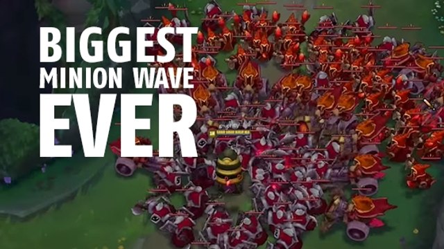 League of Legends : la plus grosse vague de sbires de tous les temps