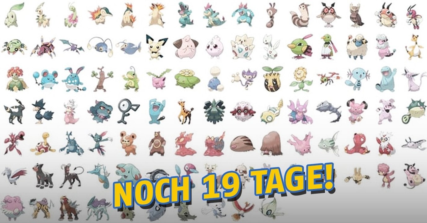 Jetzt wissen wir, wann genau wir Pichu, Feurigel und Co fangen können!