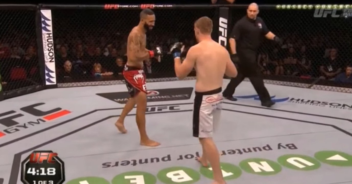 Fan liefert mitten im Kampf die unglaublichste Punchline der UFC-Geschichte