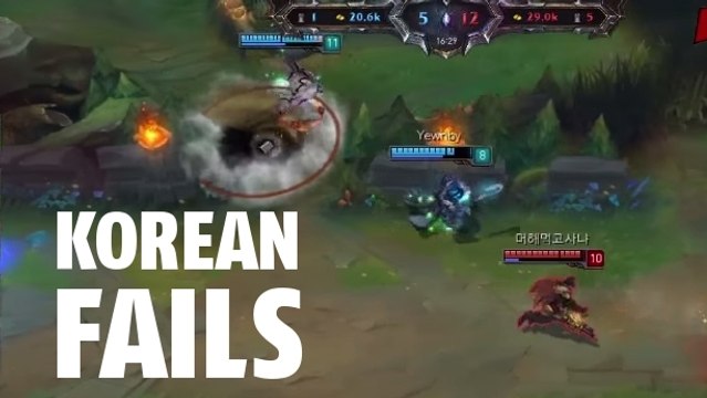 League of Legends : quand des joueurs coréens enchaînent des fails hilarants