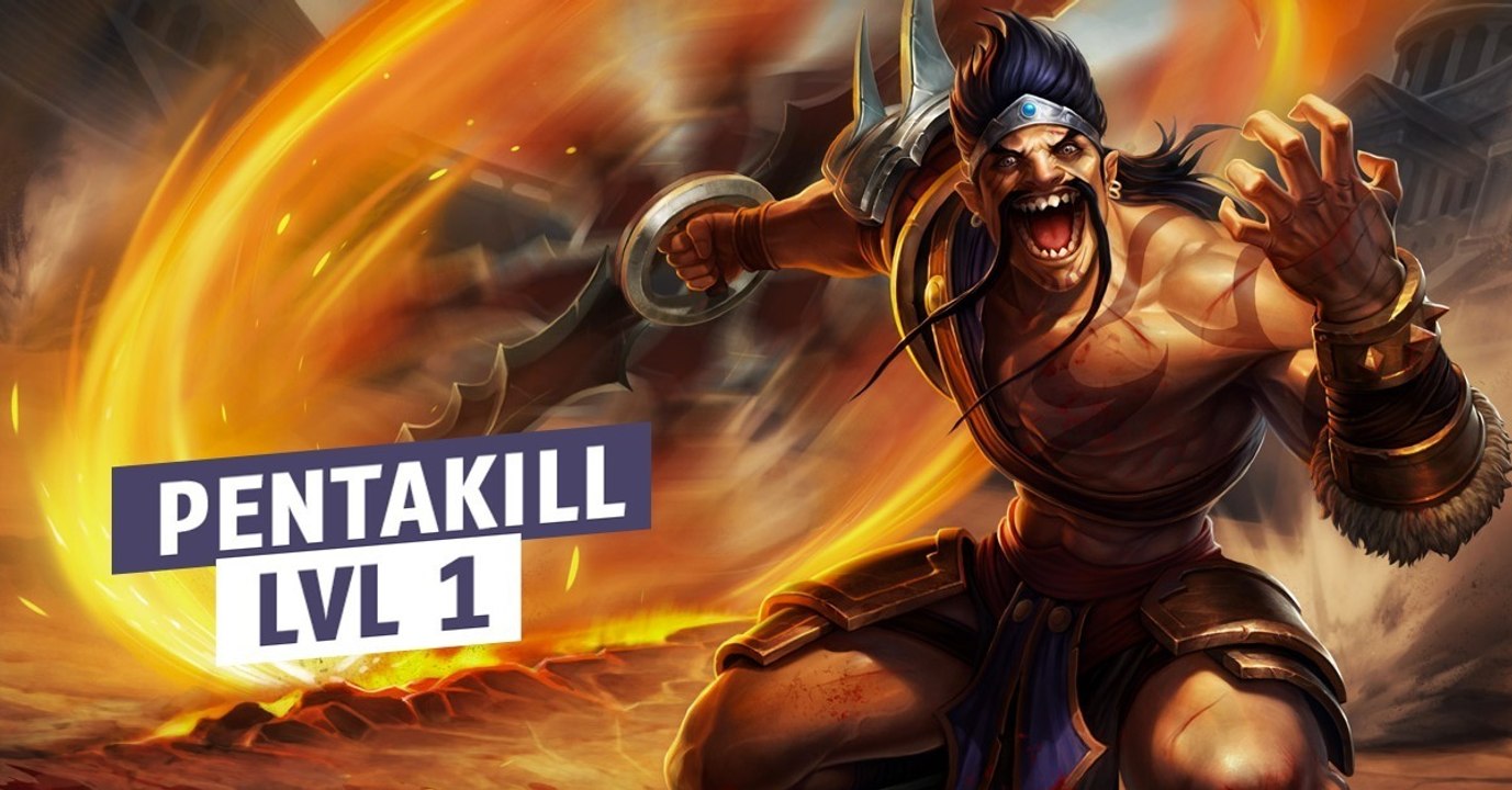 League of Legends: Diesem Draven gelingt ein unglaublicher Pentakill auf Level 1