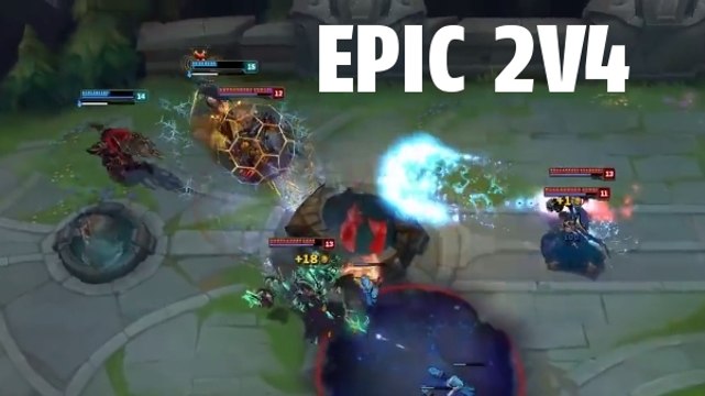 League of Legends : Jarvan IV et Yasuo réalisent un teamfight épique en 2v4