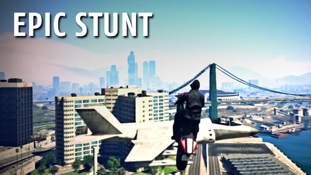 GTA 5 : la cascade en moto la plus épique jamais vue à Los Santos