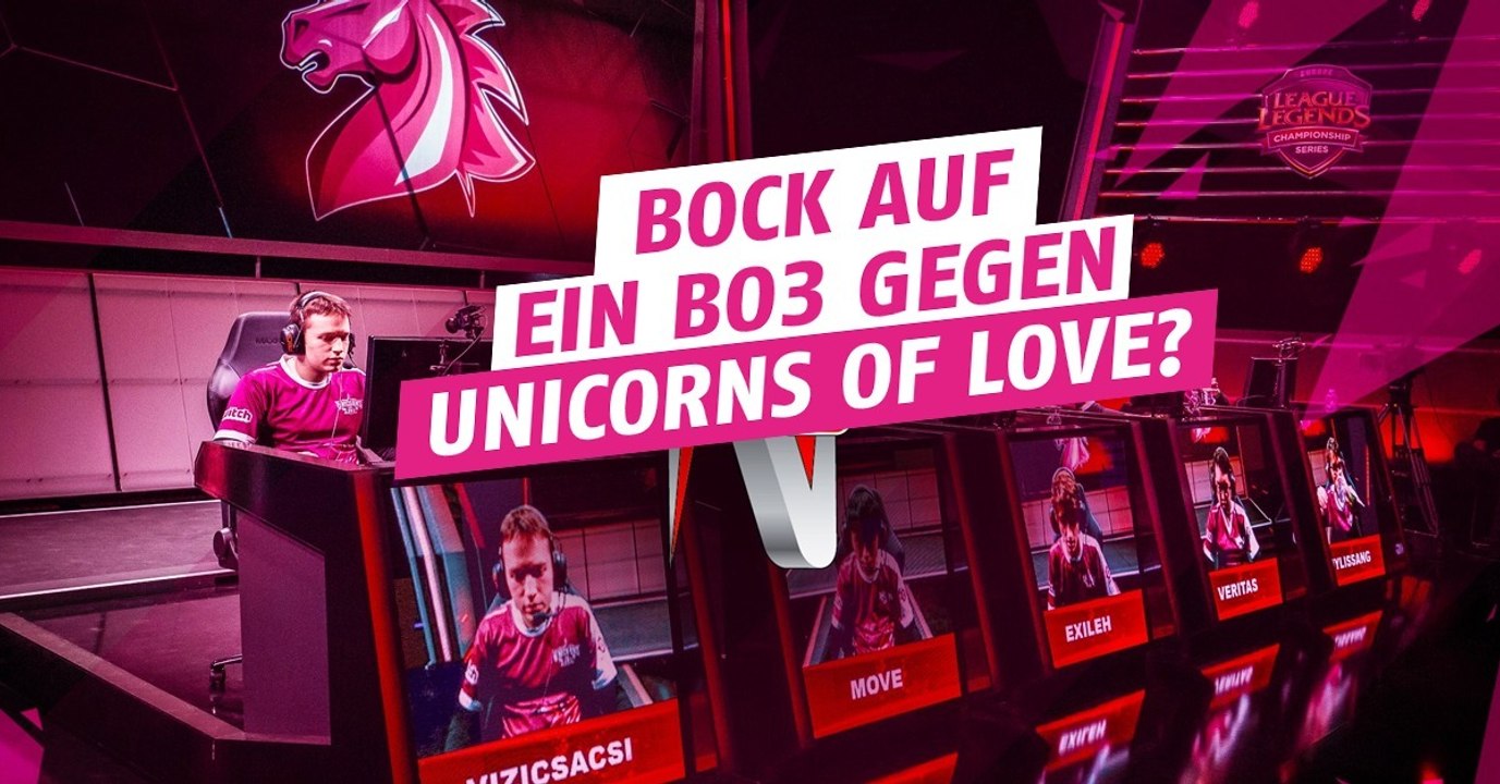 League of Legends: Unicorns of Love lädt euch zu einem Bo3 gegen sie ein