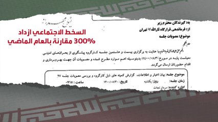 وثائق سرية تكشف حجم الأوضاع الكارثية في إيران