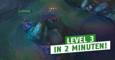 League of Legends: Trotz der Dschungel-Nerfs! Ihr könnt immer noch in 2 Minuten auf Level 3 gelangen