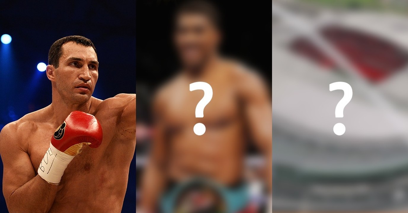 Wladimir Klitschko plant sein Comeback gegen Anthony Joshua im Wembley-Stadion