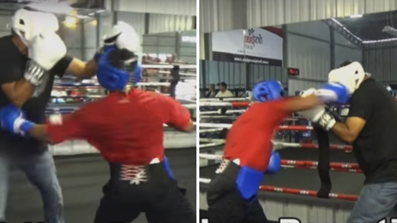 Der Profiboxer Mikey Garcia macht einen Hater im Ring fertig!