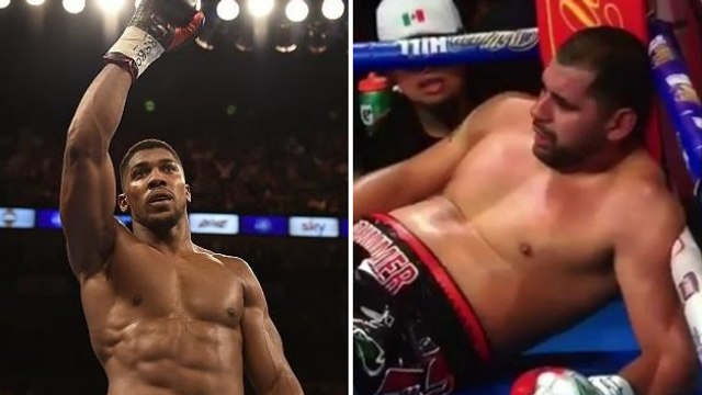 Anthony Joshua kämpft sich warm für Wladimir Klitschko