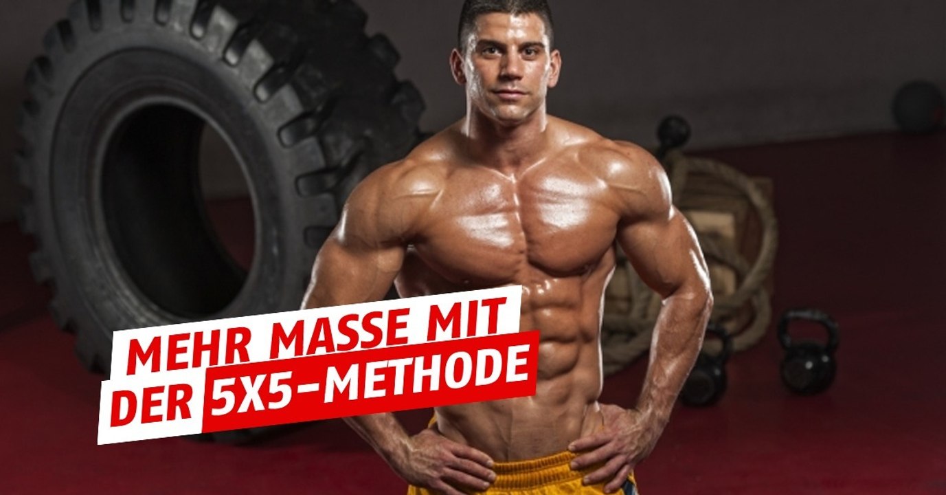 Die 5x5-Methode im Krafttraining zeigt schnell gute Ergebnisse!