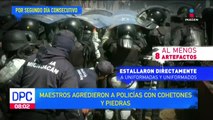Se registra otro enfrentamiento entre la CNTE y policías en Michoacán