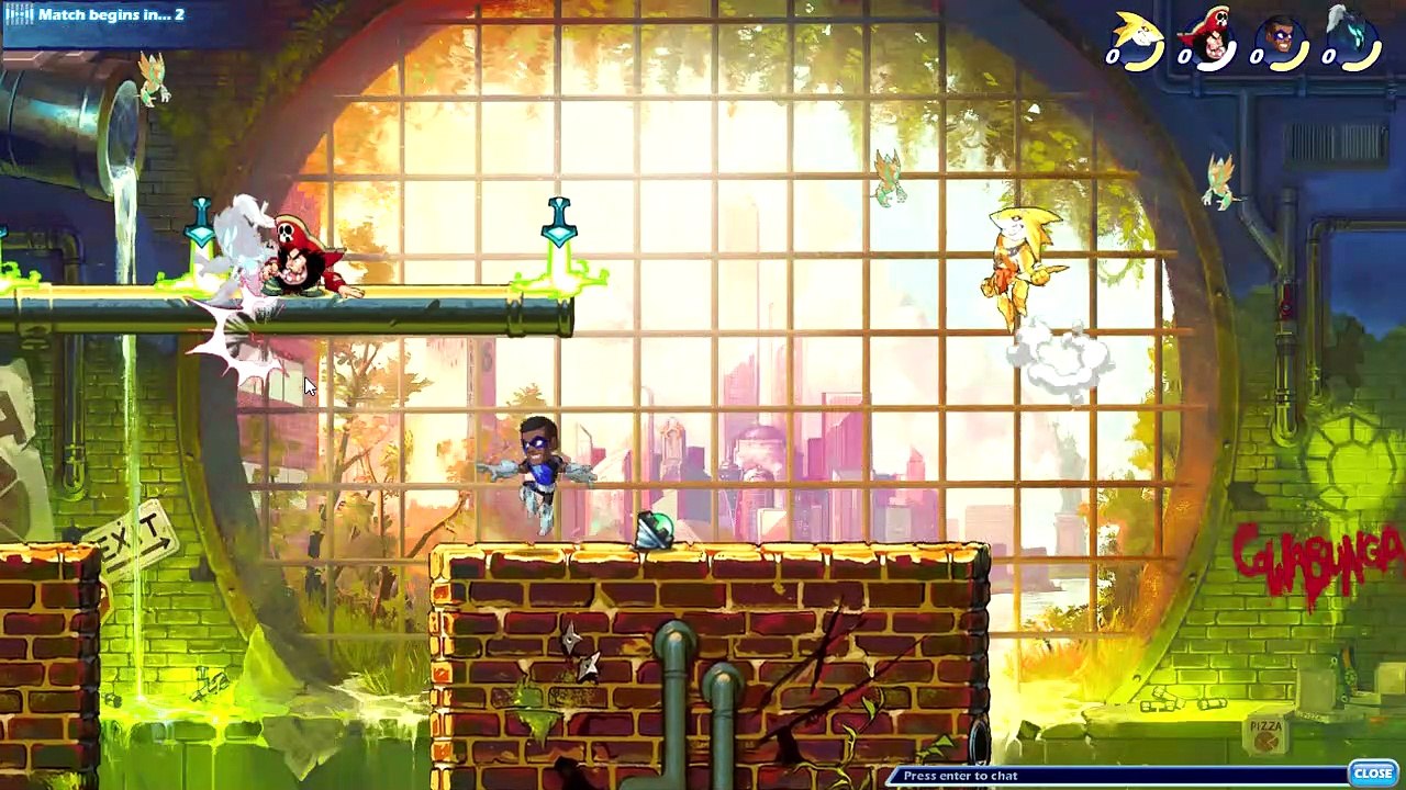 Brawlhalla Strikeout 1V1 Gameplay