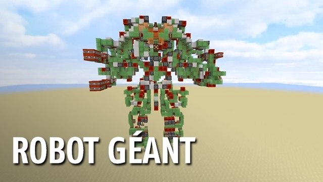 Minecraft : un joueur a créé un robot géant capable de détruire des villages !