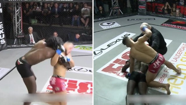 Plötzlich packt er seinen Gegner und das Ergebnis ist unglaublich!