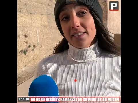 Soixante-neuf kilos de déchets ramassés en trente minutes au Mucem