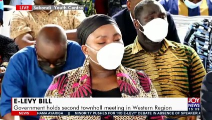 E-Levy Bill: Government holds second townhall meeting in Western Region - The Pulse (2-2-22)