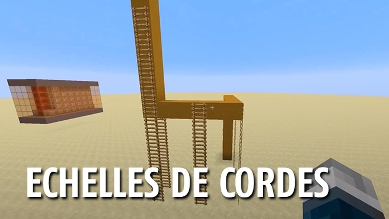 Minecraft : voilà comment créer des échelles de cordes !