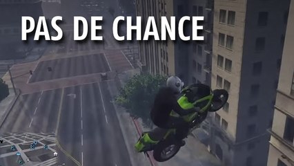 GTA 5 : un motard extrêmement malchanceux