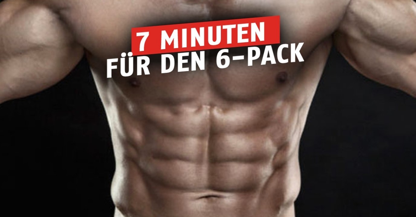 In nur 7 Minuten werden deine Bauchmuskeln an ihre Grenzen gebracht