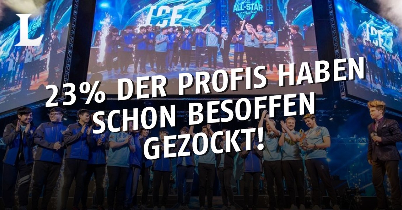 League of Legends: 23% der Profis haben schon betrunken gezockt