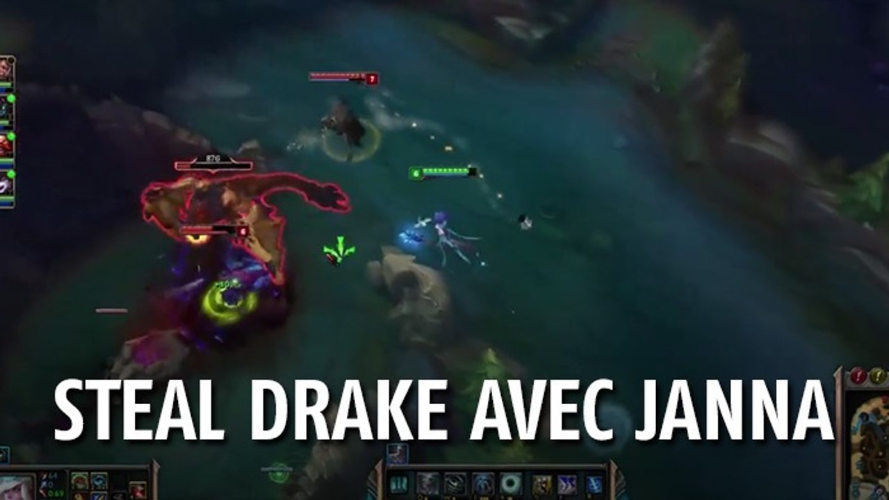 League of Legends : ce joueur a trouvé façon la plus classe de steal un drake avec Janna