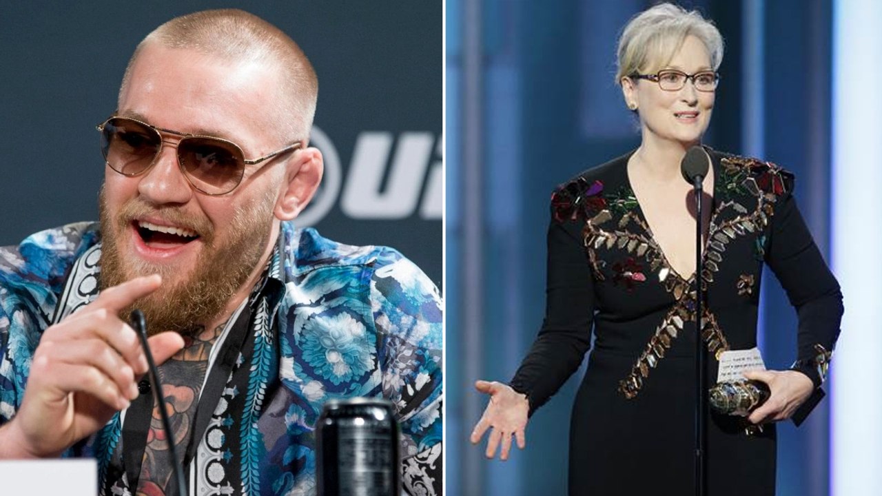 Conor McGregor antwortet auf die Beleidigungen Meryl Streep