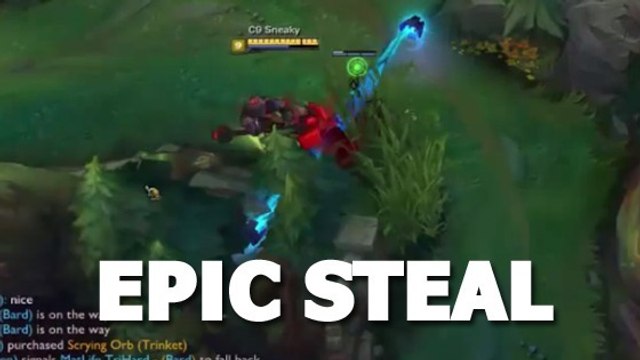 League of Legends : Sneaky réalise le steal drake le plus classe qui soit
