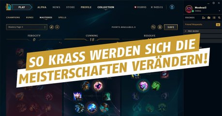 League of Legends: Diese Änderungen sind für Runen und Meisterschaften geplant