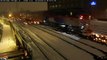 Les rails des voies ferrées à Chicago en feu pour éviter qu'elles ne gelent