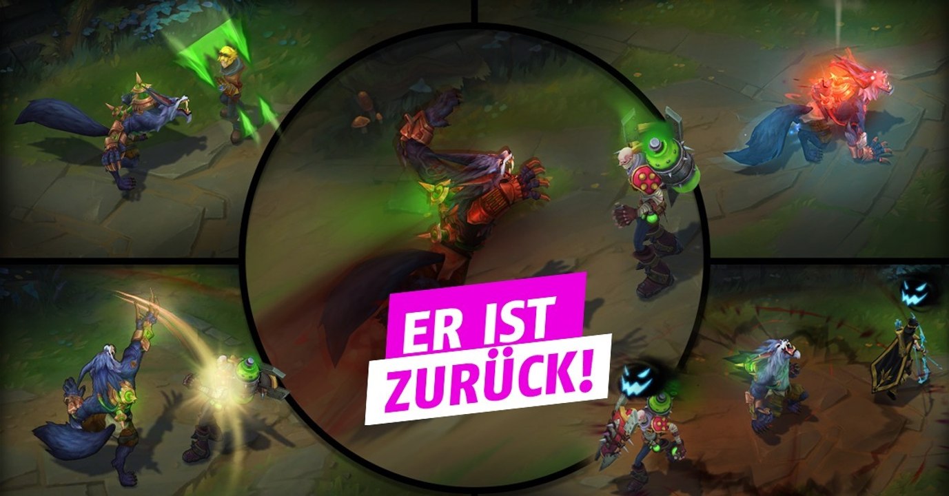 League of Legends: Mit den neuen Fähigkeiten von Warwick kommen ganz neue Techniken ins Spiel