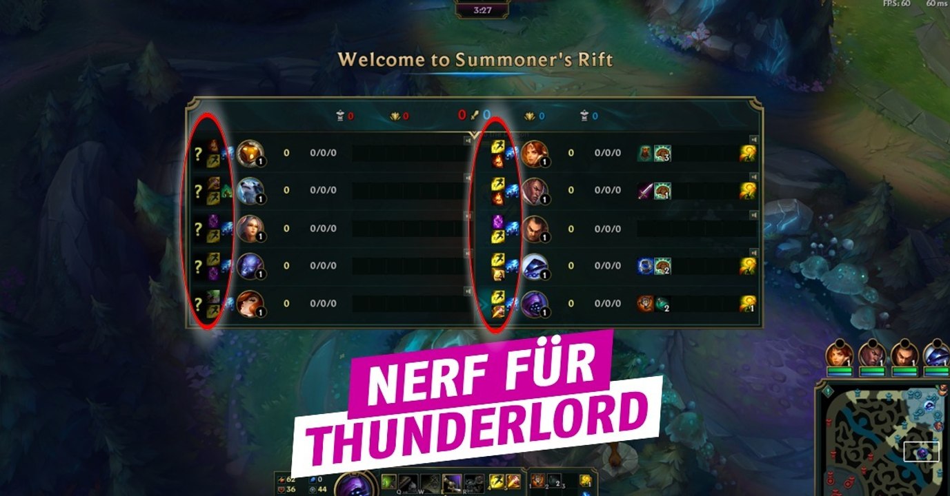 League of Legends: Änderungen für Thunderlord geplant