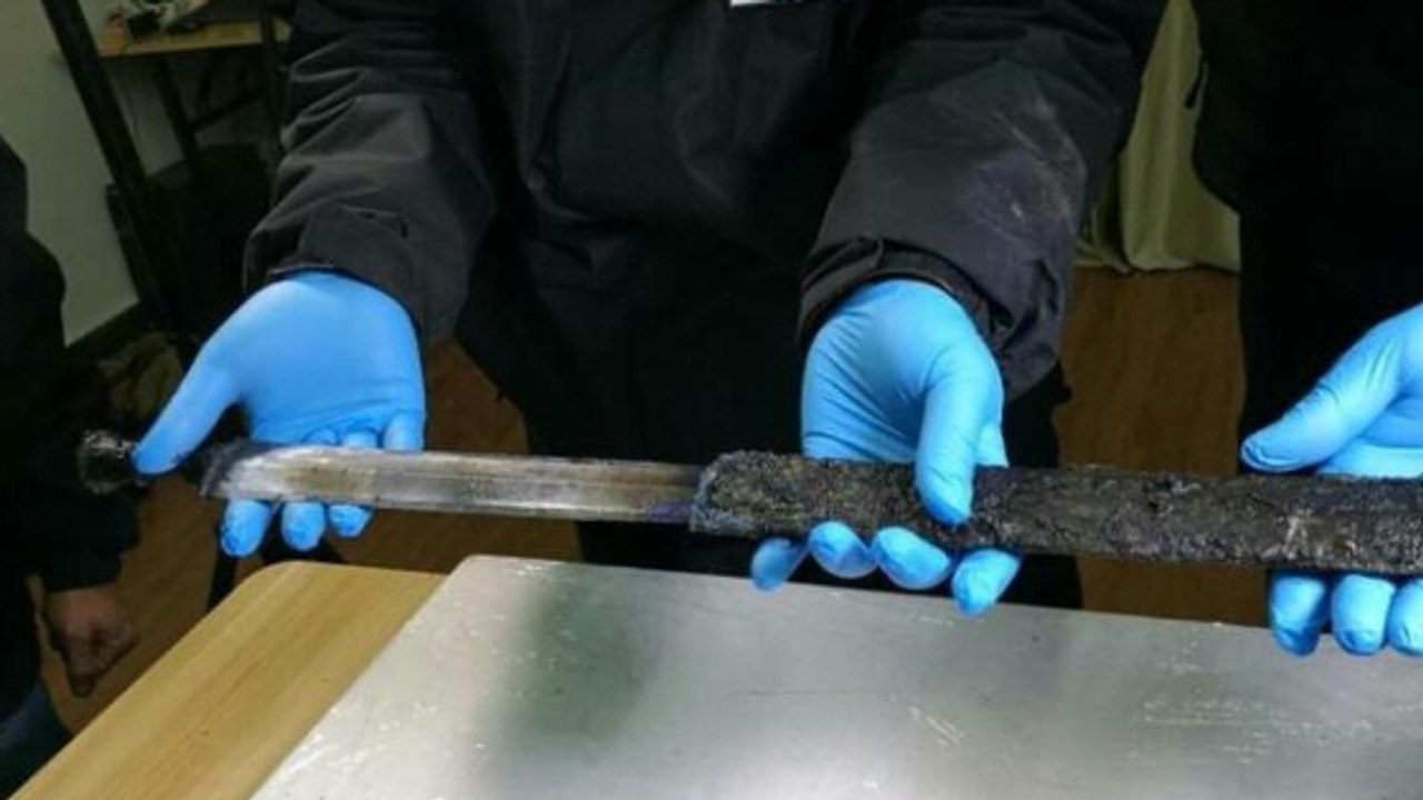 2300 Jahre altes Schwert in sehr gutem Zustand in China entdeckt