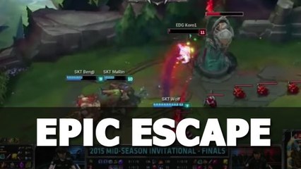League of Legends : l'incroyable escape de Koro1 lors de la finale du Mid-Season Invitational