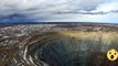 Mine Mir: Dieser 525 Meter tiefe Abgrund in Sibirien ist eine riesige Diamantenmine