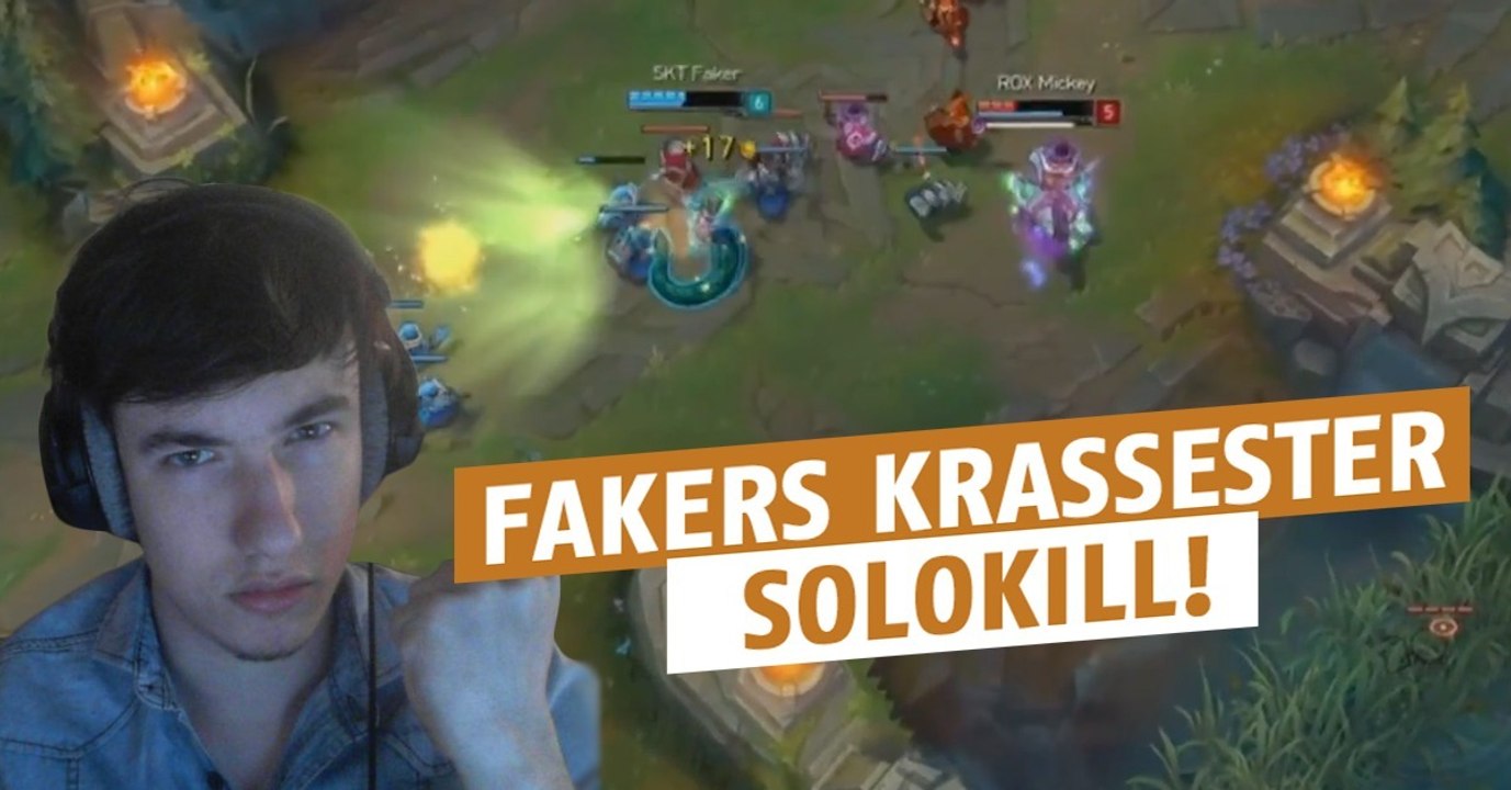 League of Legends: Faker beeindruckt uns erneut mit diesem LCK-Solokill