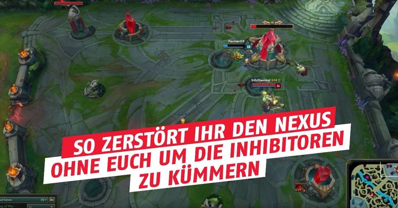 League of Legends: So zerstört ihr den Nexus, ohne die Inhibitoren zu berühren