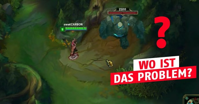 League of Legends: Darius amüsiert sich mit den Buffs im Dschungel