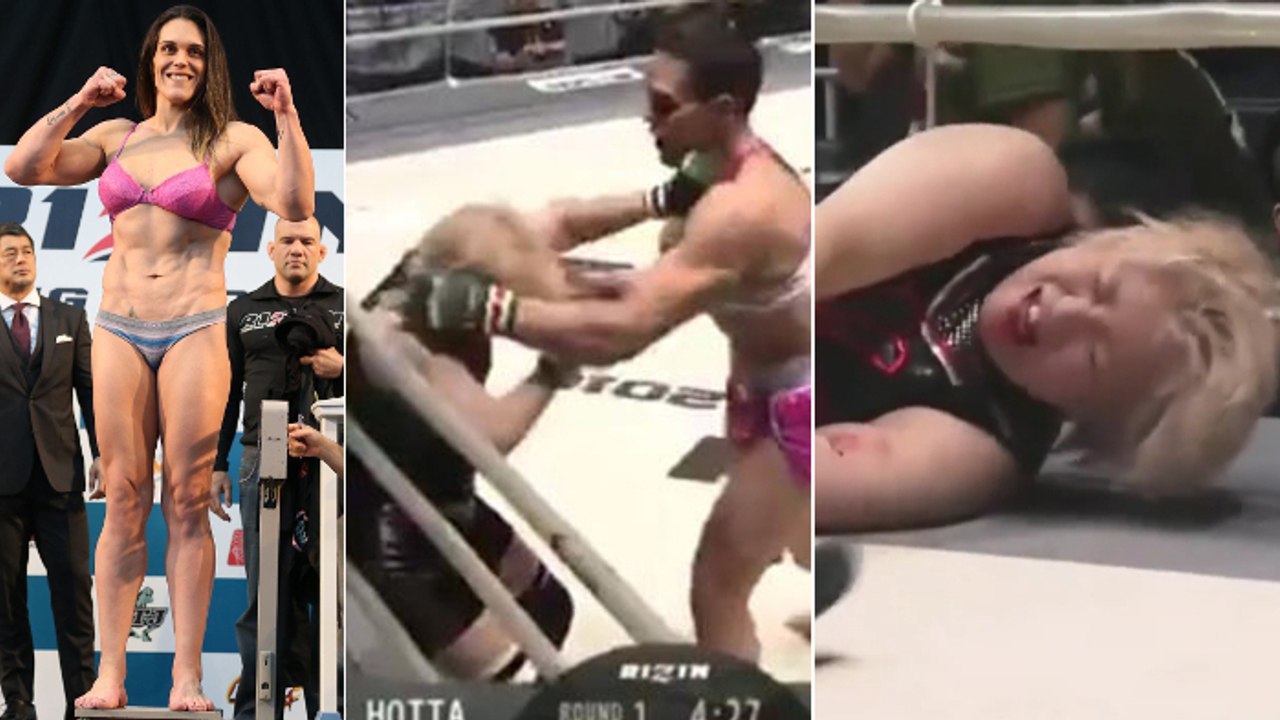 Lustig-peinlicher Kampf zwischen Gabi Garcia und einer 49-jährigen Wrestlerin