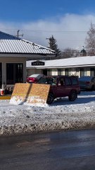 Homemade Particleboard Snowplow