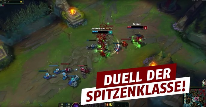 League of Legends: Der beste Riven-Spieler trifft auf den besten Yasuo-Gamer