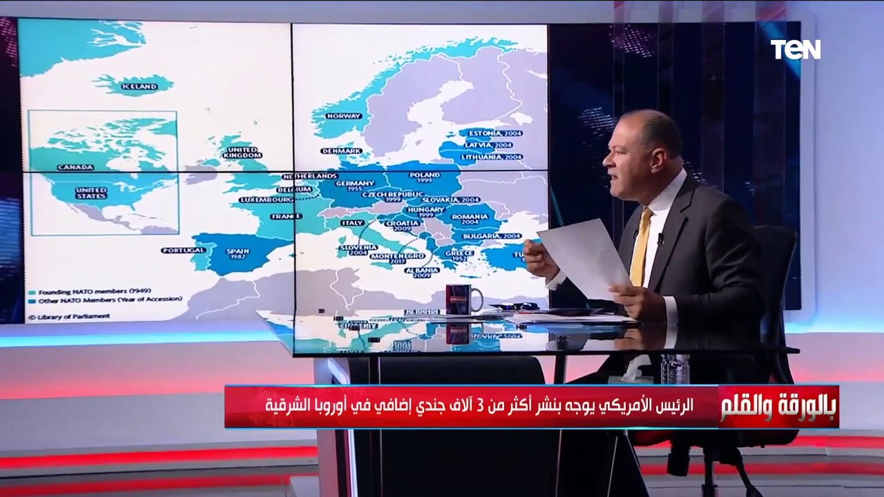 الديهي شوفوا أخطر قرار من أمريكا لصالح أوروبا بعد اشتداد الصراع مع روسيا.. فهل تغزو روسيا أوكرانيا؟