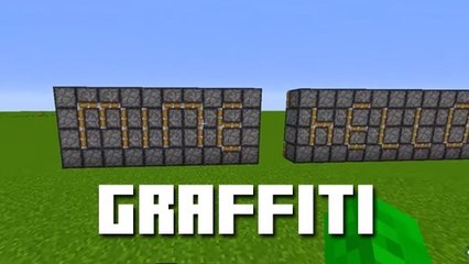 Minecraft : voila comment réaliser des graffitis en moins de 30 secondes !