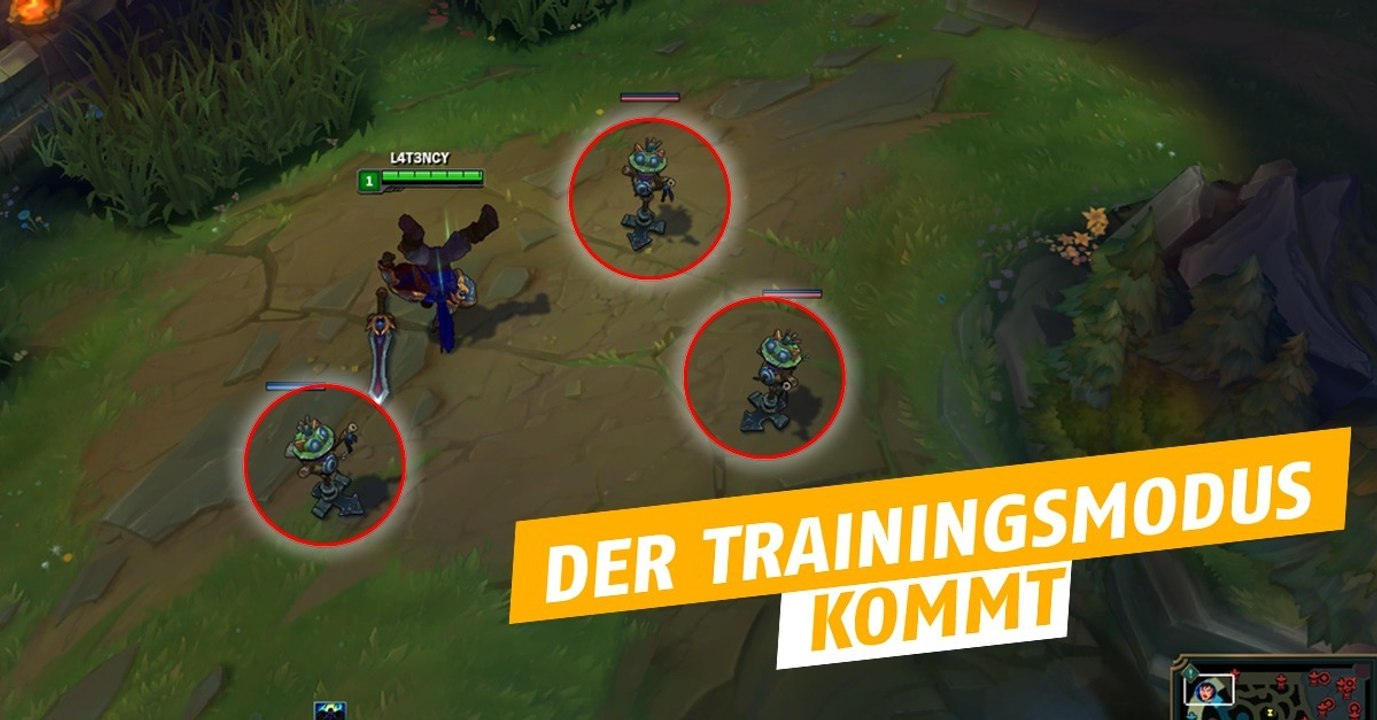 League of legends: der trainingsmodus kommt