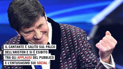 Sanremo 2022, trionfo social per Gianni Morandi: "Ha già vinto"