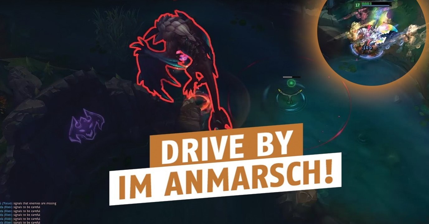 League of Legends: Ein epischer Drachen-Steal per Drive-By mit Pflanzen